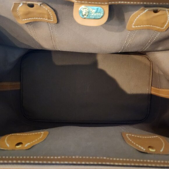 Vintage Gucci GG Luggage Set with Stripes - Picture 2 of 16